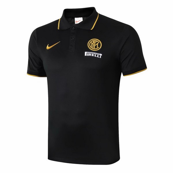 Polo Inter Milan 2019-2020 Amarillo Negro